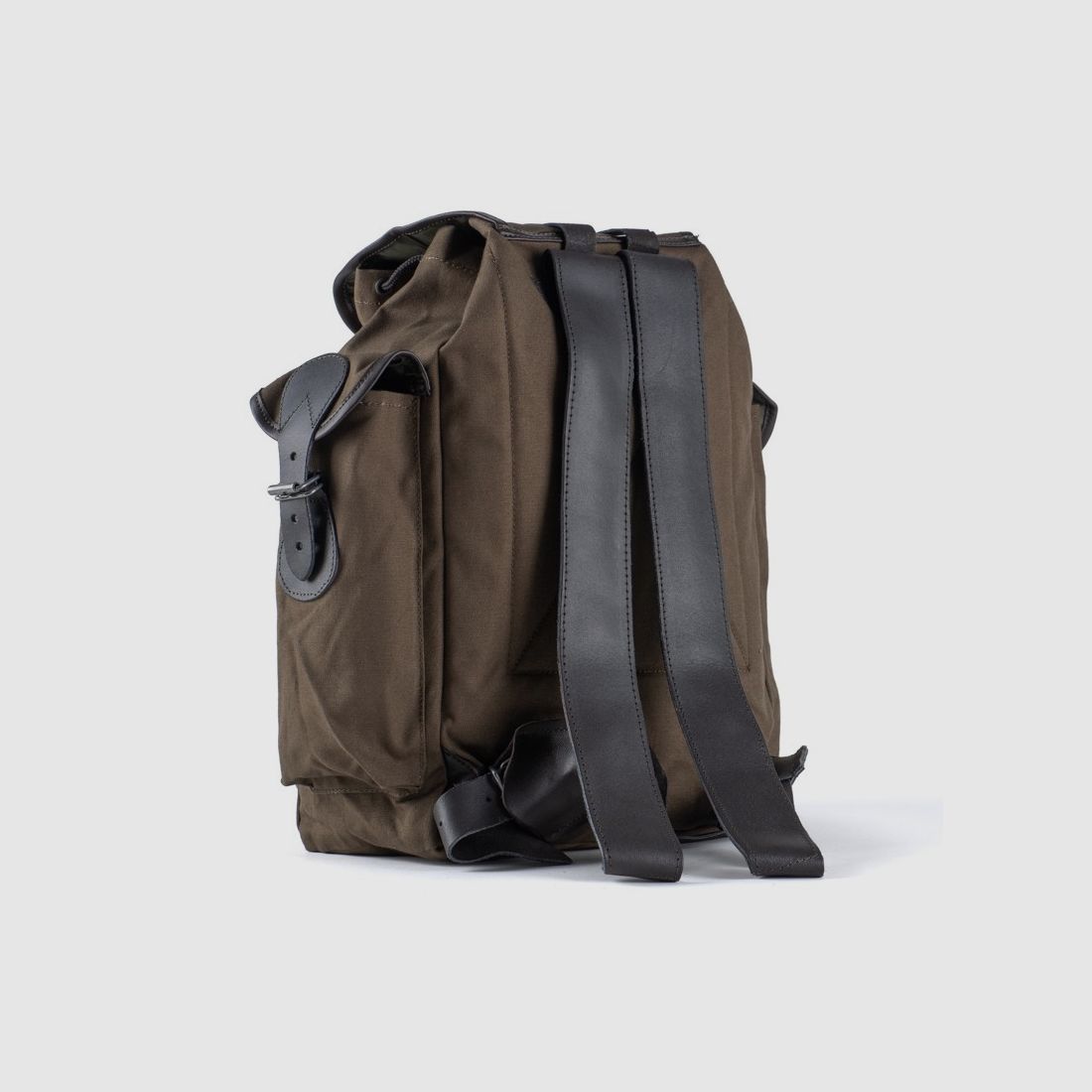 KLEINER CANVAS- UND LEDERRUCKSACK 20L, Bild 3 von 3