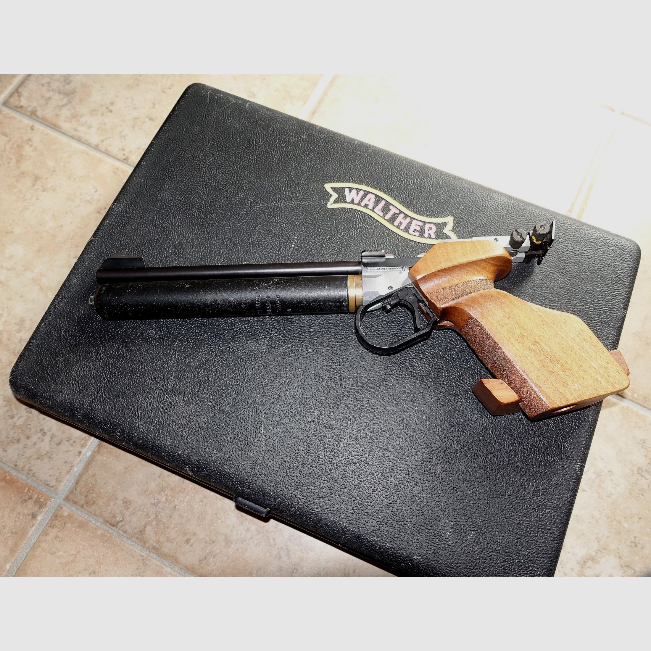Walther CP2 Matchpistole mit Koffer