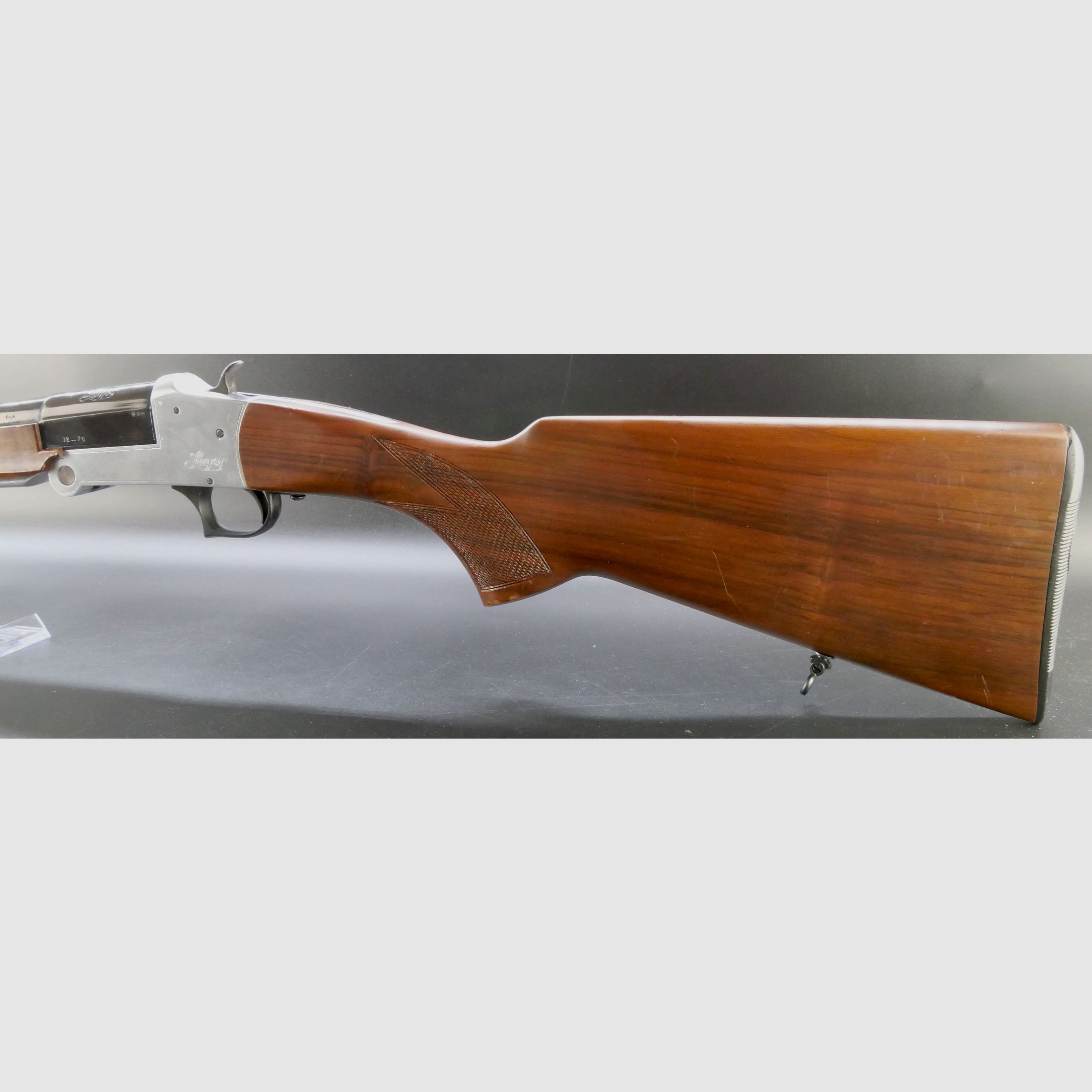 Luger Kipplaufflinte 12/70 Handspanner