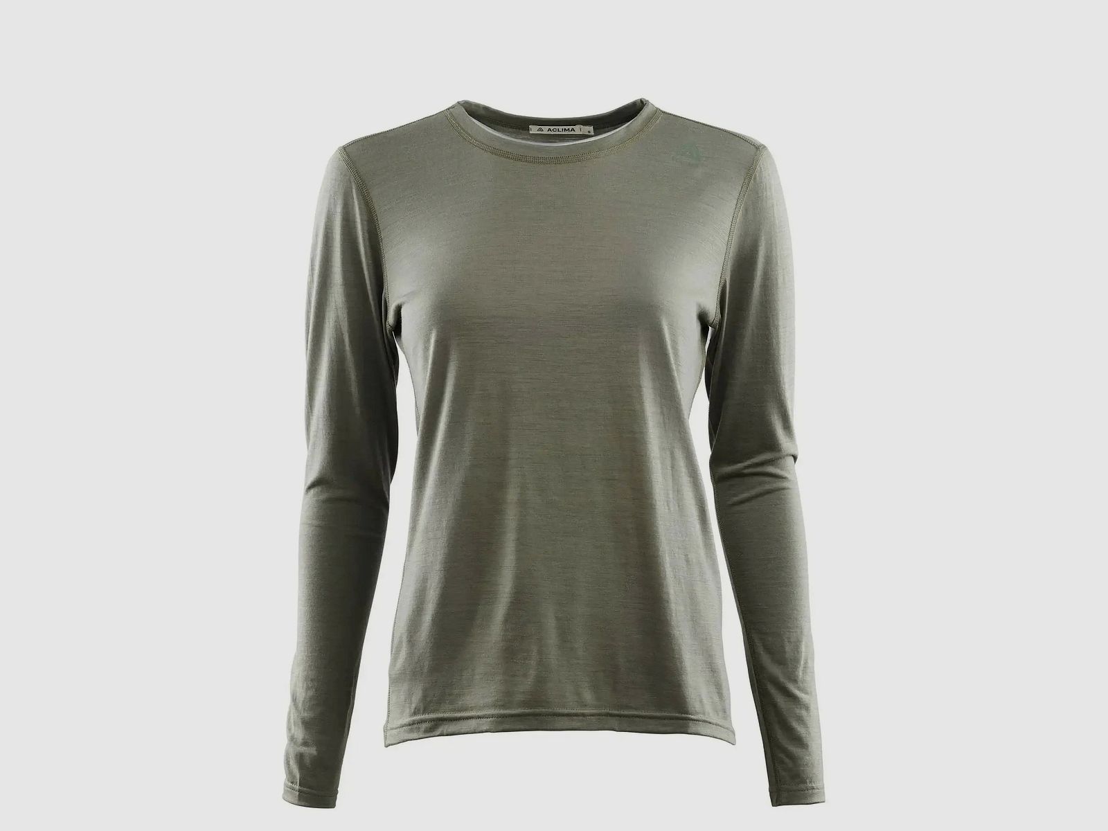aclima Aclima Maglietta a Maniche Lunghe LightWool Donna - Ranger Verde / L