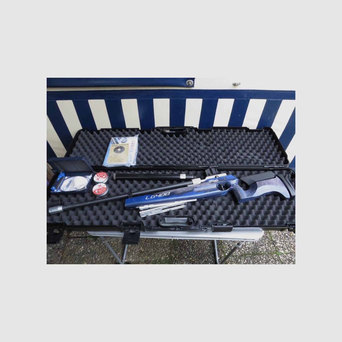 Walther LG400 Universal destra/sinistra Blue Angel