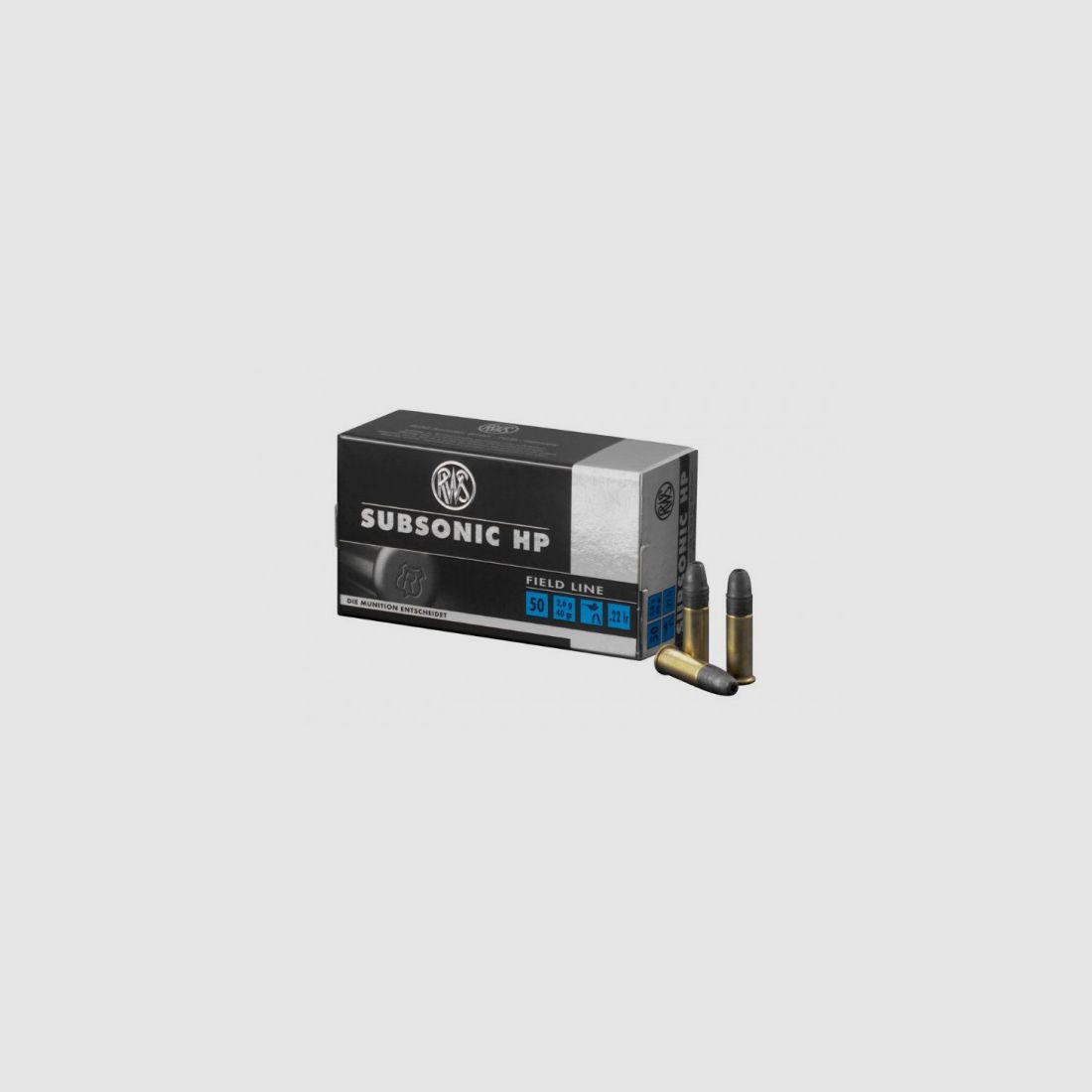 RWS SUBSONIC HP- .22LR - 40 GRS. - 50 KK-PATRONEN
