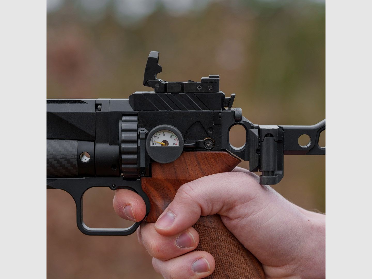 Bundle – RED DOT SIGHT MOUNT Schiene + Buttstock Adapter - Optional für Karabiner Version | CNC ALU | schwarz eloxiert | Huben GK1 | RMR 3.0 | Doctor | RMSc