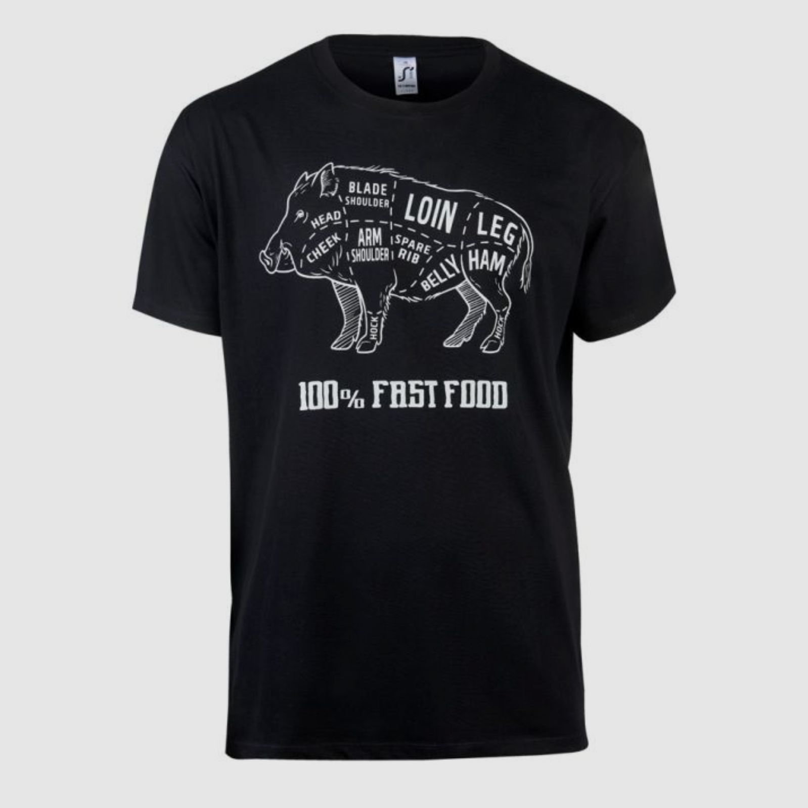 Bergara T-Shirt Wild Boar - Black - XXL