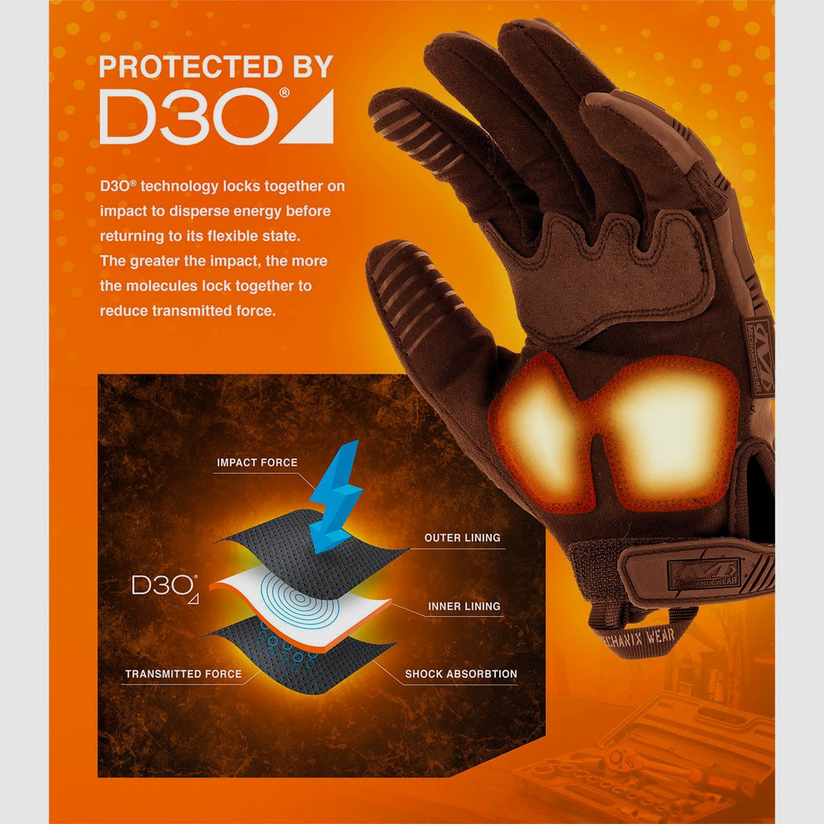 MECHANIX WEAR – M-PACT® 2 IMPACT PROTECTION Covert, image 3 of 8
