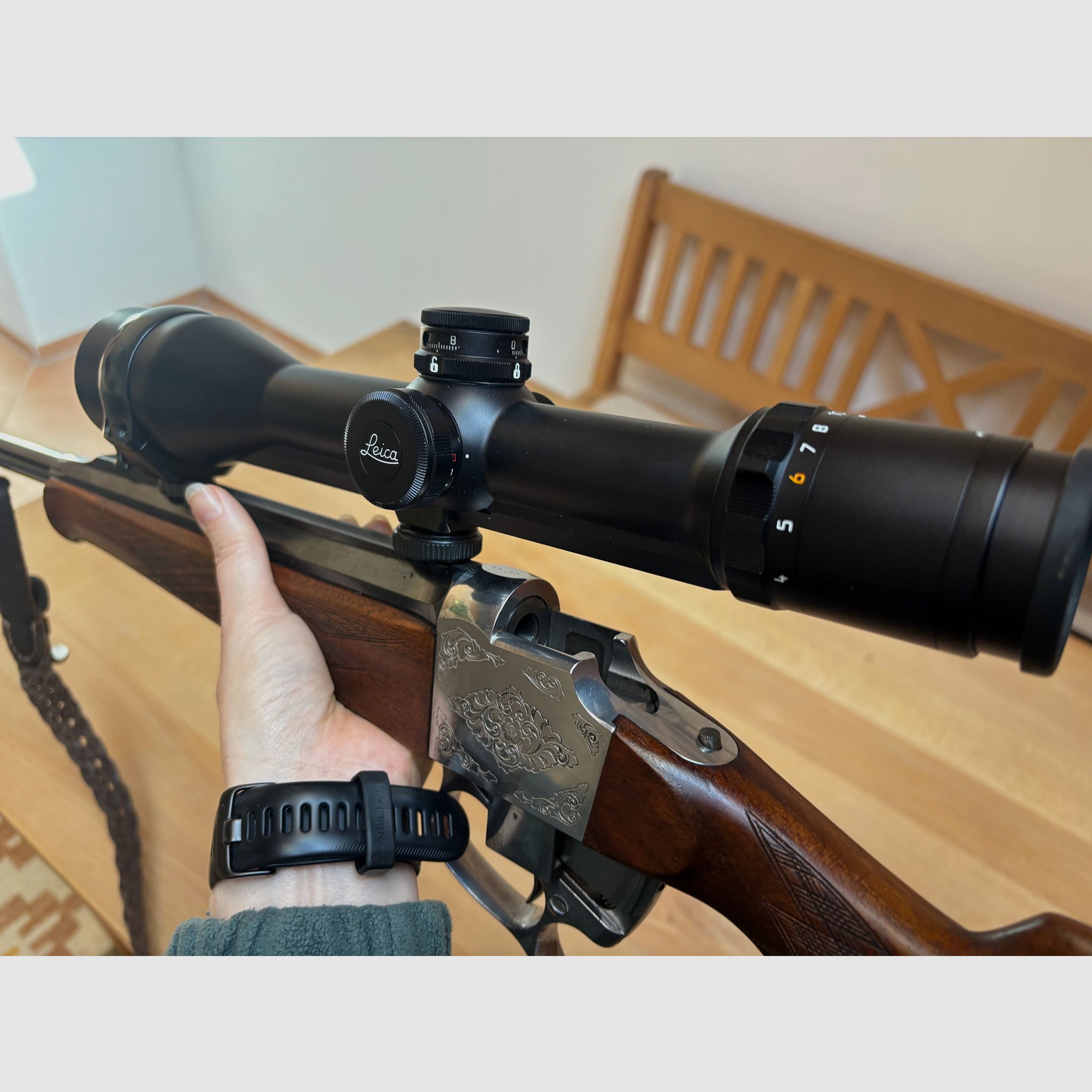 RARITÀ Blaser 820 Standard Blockbüchse – Cal. 6,5x57R – ottimo stato con Leica Visus 3.12x50l LW reticolo illuminato