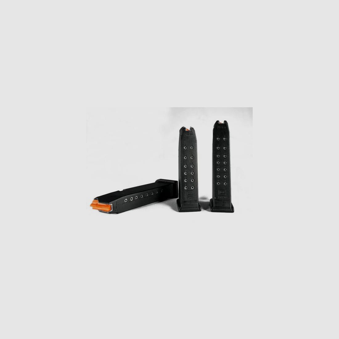 GLOCK Standard-Magazine mit Zubringer signalorange