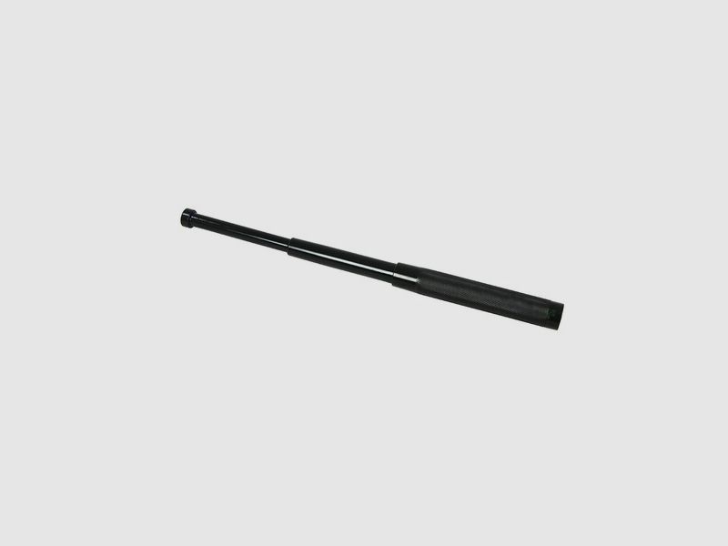 Mini Teleskop Schlagstock 13/30,5cm (12 Zoll) - Schwarz - auch als Kubotan verwendbar