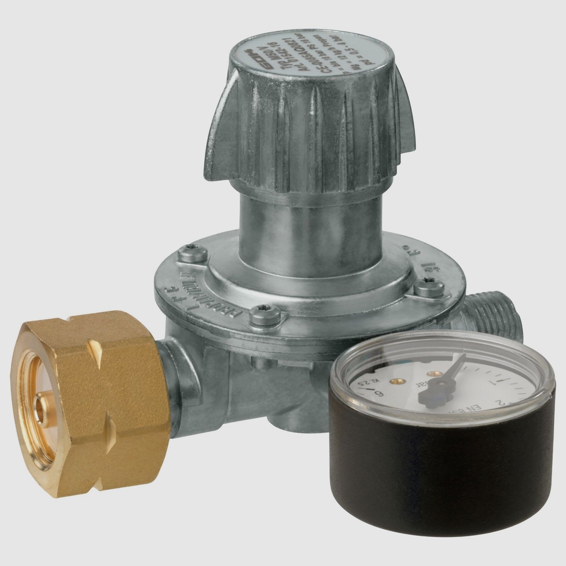 Gasregler M50-V, 12 kg/h, 0,5 – 4 bar Komb.A x G3/8LH-KN Man., Bild 1 von 2