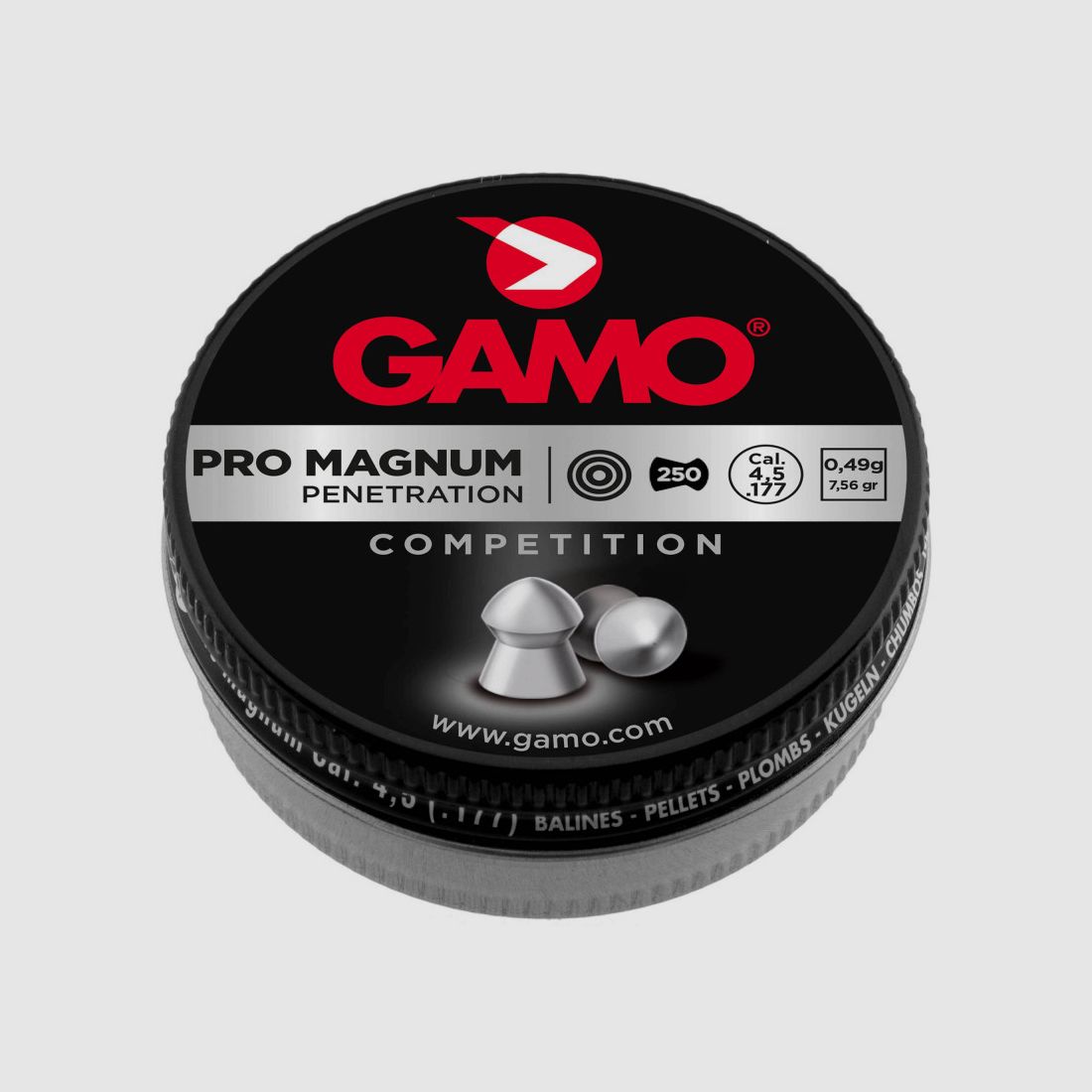 Box mit 500 Gamo Magnum Penetration Diabolos Kal. 4,5 mm - G3250, Bild 4 von 4