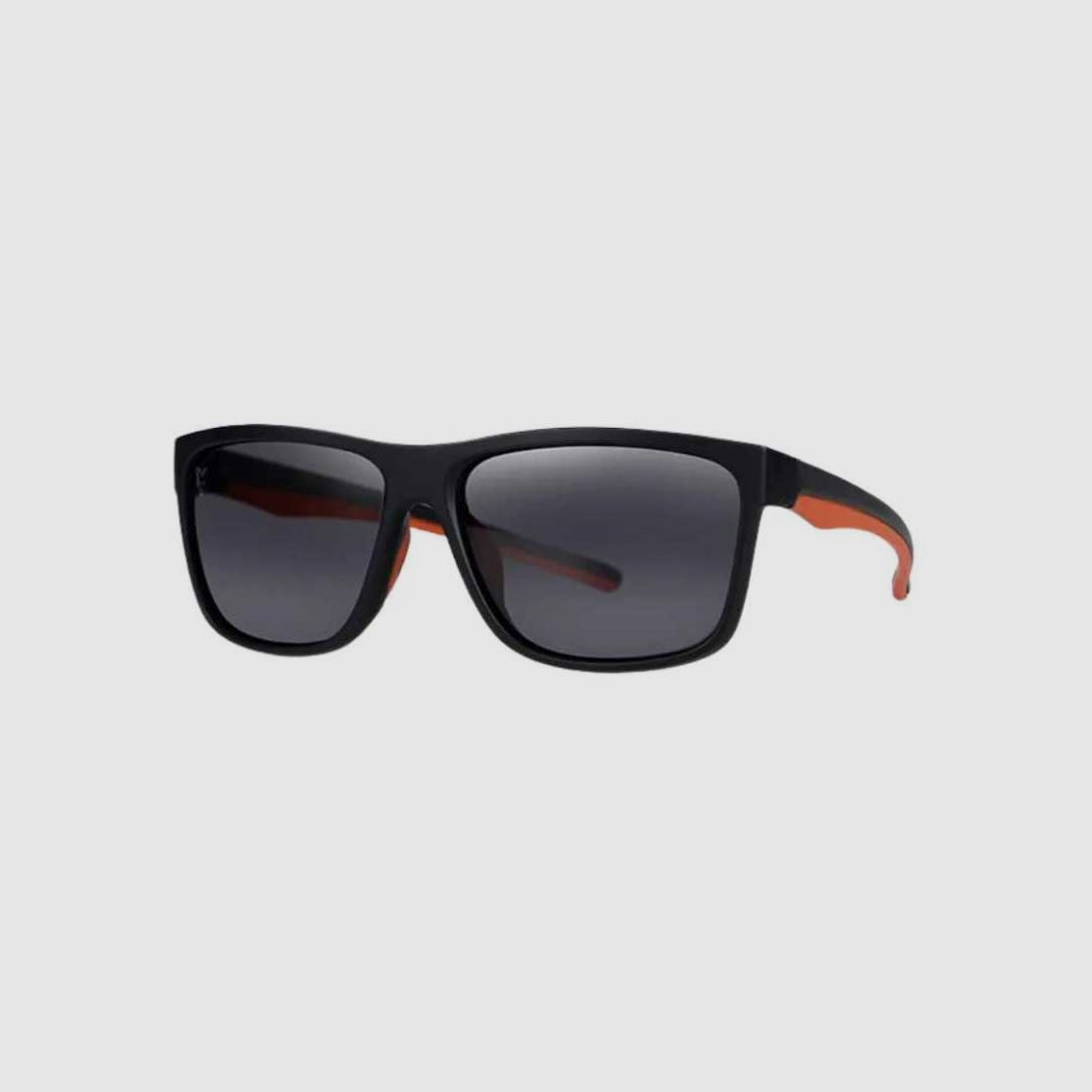 Fox Collection Sonnenbrille Schwarz & Orange - Graue Gläser
