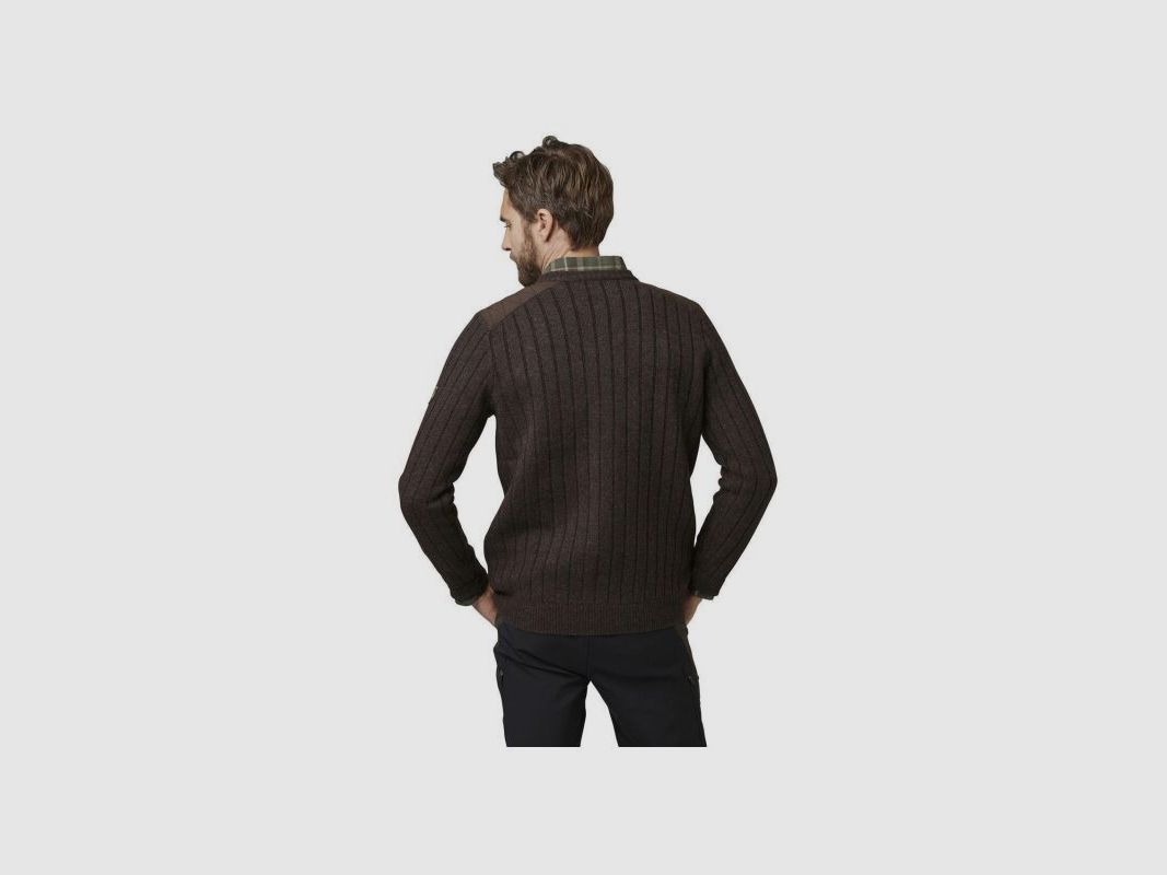 Chevalier Herren Pullover Fjord Plated RN Braun