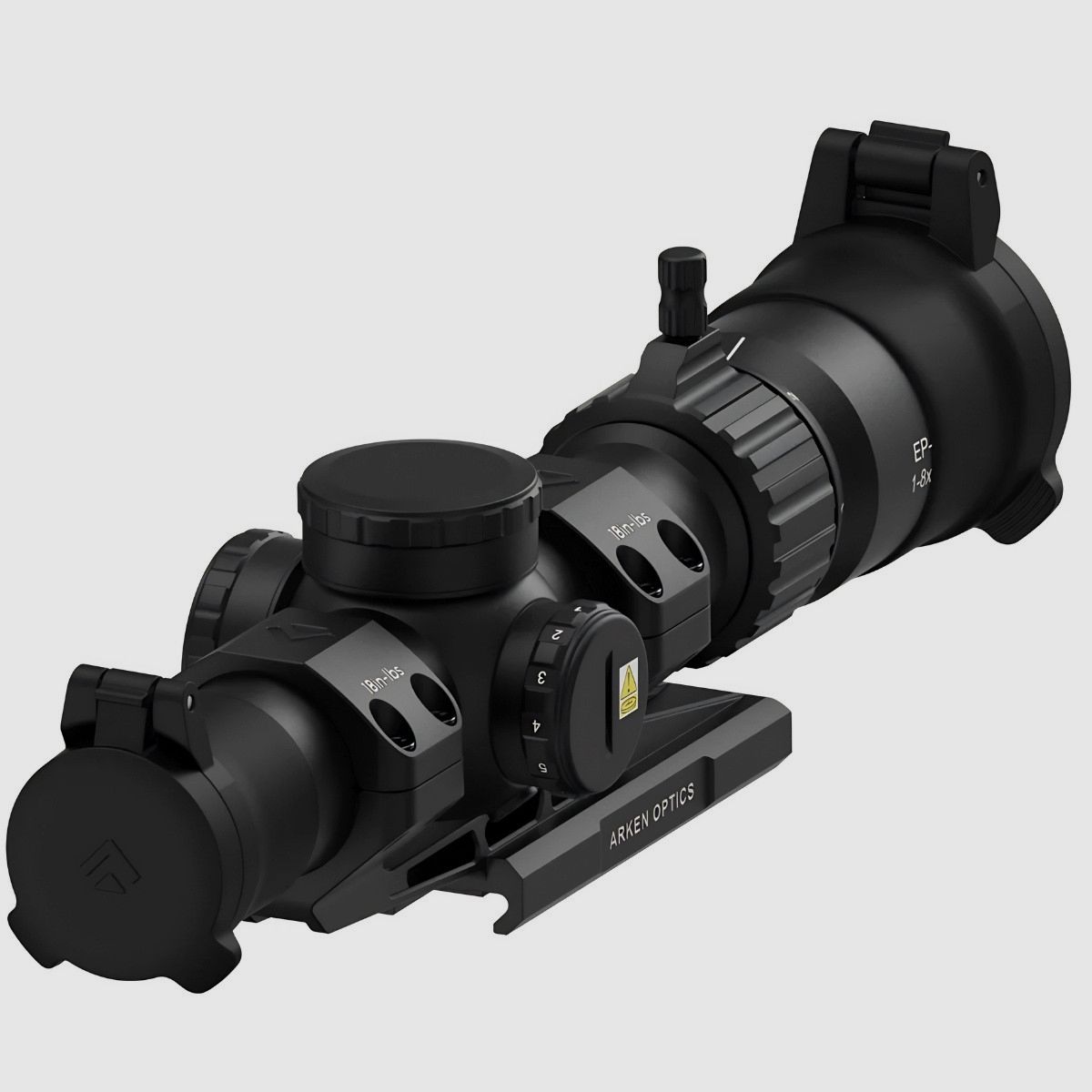 Arken – LPVO riflescope EP8 1-8x28 KLGRID MIL with mount, image 2 of 11