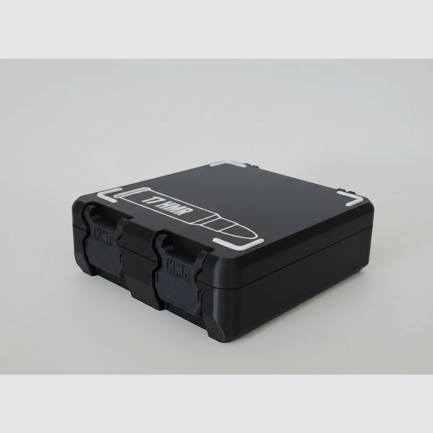 Filamelt Munitionsbox / 17 HMR / 'Klapp- / Rastdeckel' / Patronenbox, Ammo Box