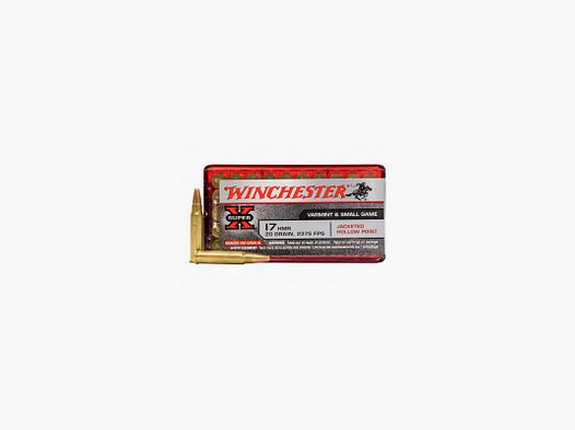 WINCHESTER 17 HMR 20 GRAIN SUPER X