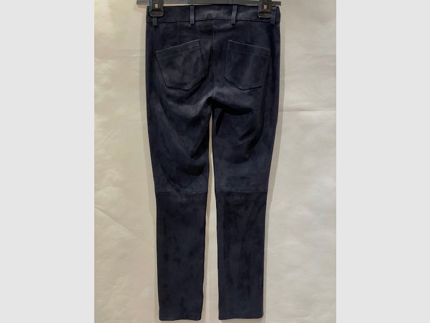 Habsburg Lederhose Zoe in Dunkelblau, Bild 2 von 2