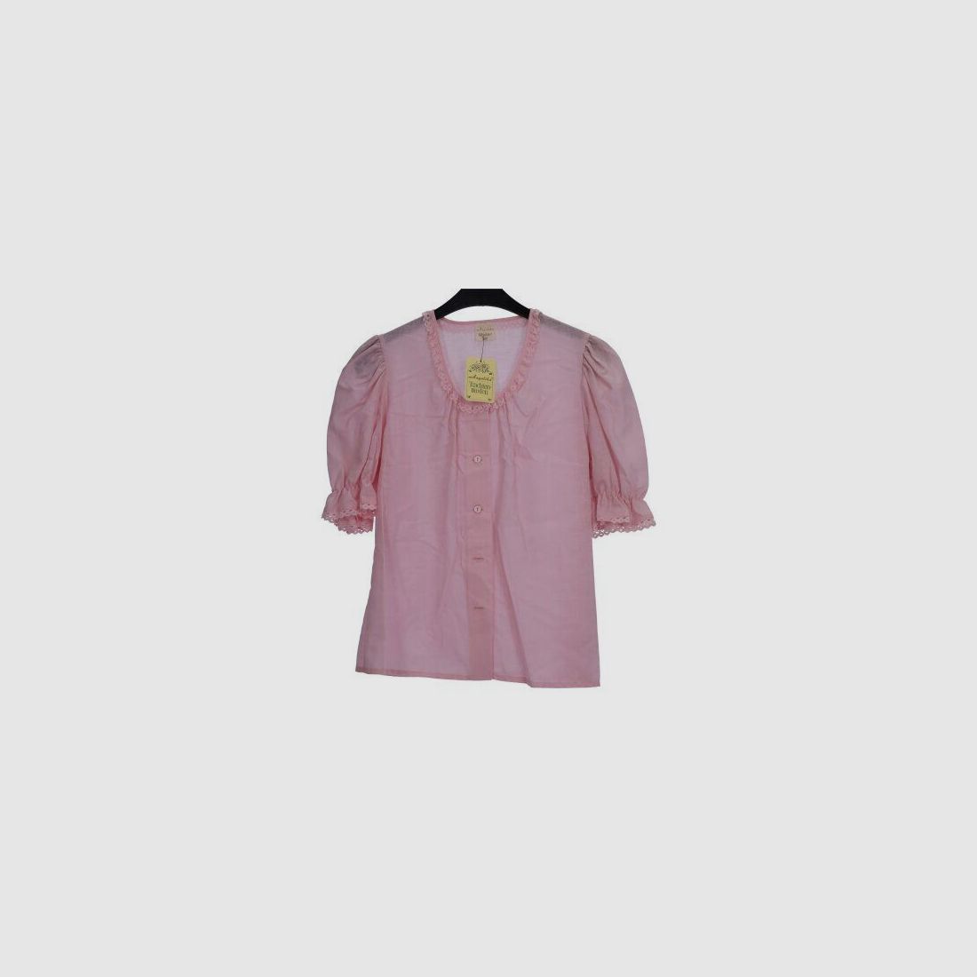 Angelika Trachtenmode Bluse halbarm rosa Gr. 40, Bild 1 von 2