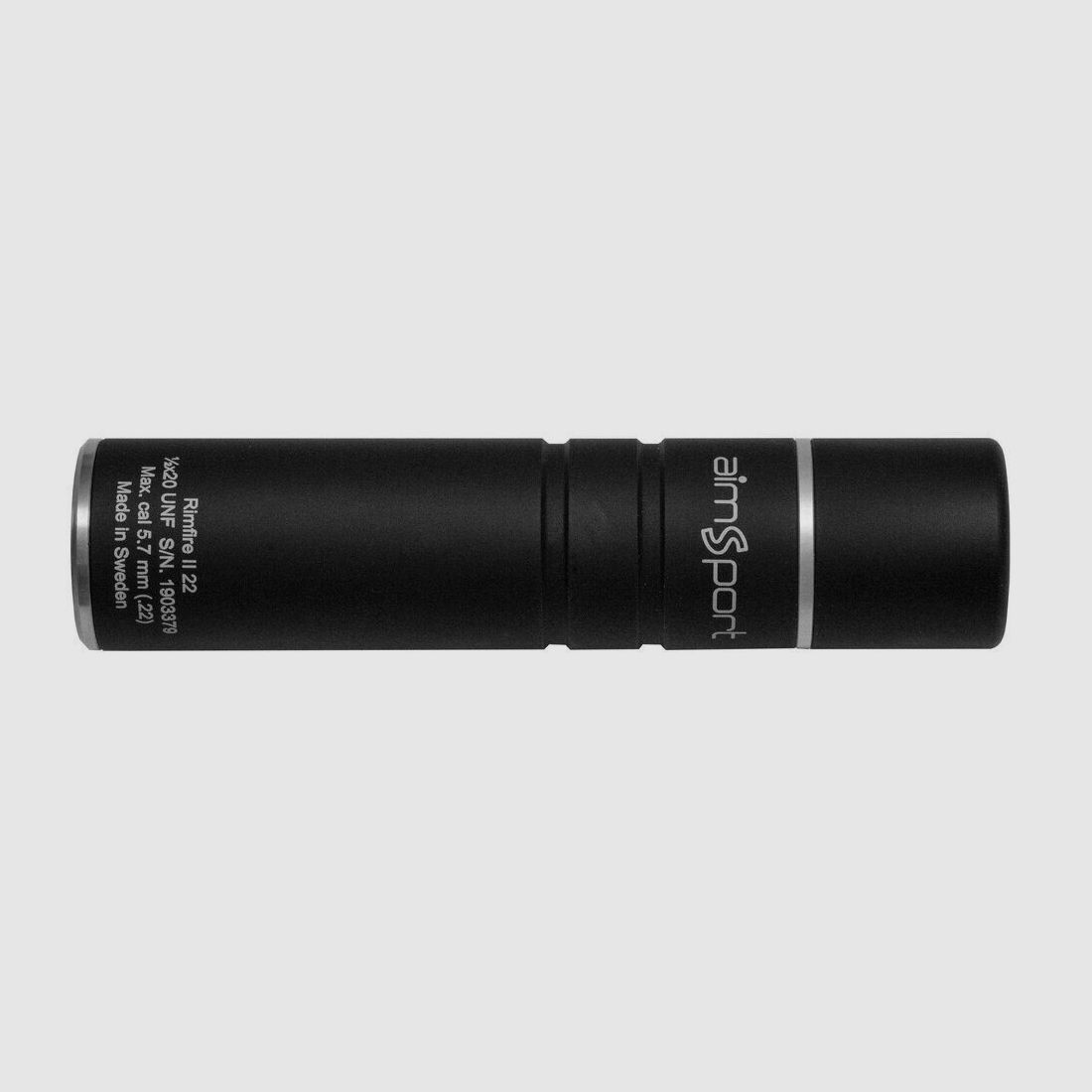 Aimsport Schalldämpfer Rimfire II 22LR 1/2-20 Unf, Bild 1 von 2