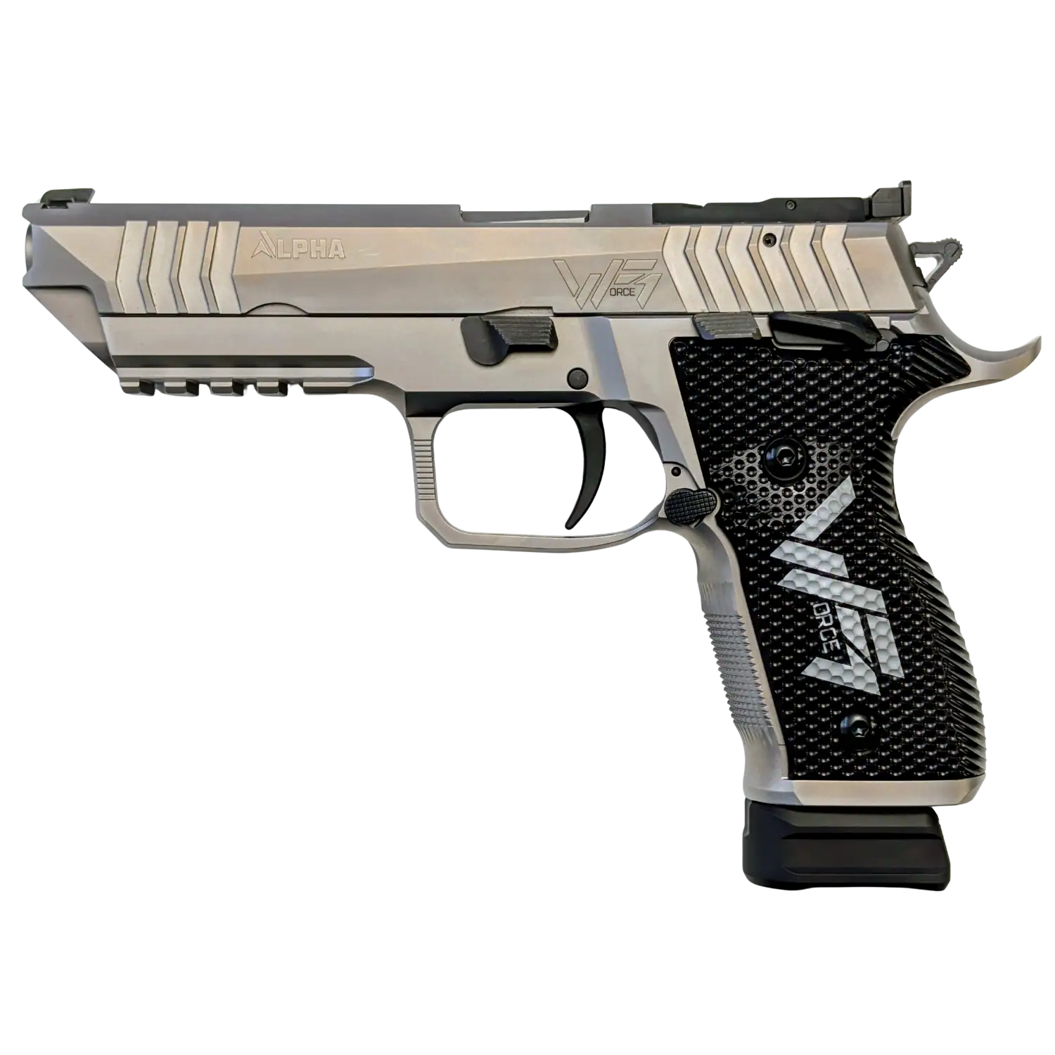 Arex Alpha Race WForce1 Silver kaliber 9mm Luger gotowy na optykę