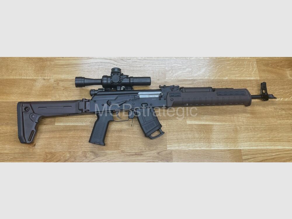 sportlich zugelassen! WBP Jack Sport - halbautom. Büchse 7,62x39 mit Klappschaft! System AKM AK47 AK74 // Farbe Plum