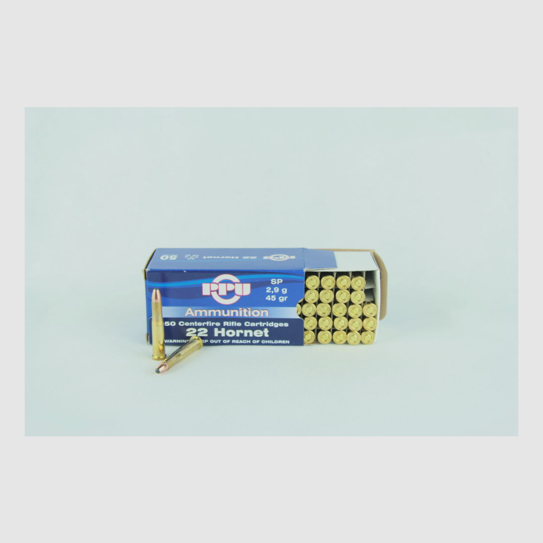 PPU .22 Hornet TM 45 Gr