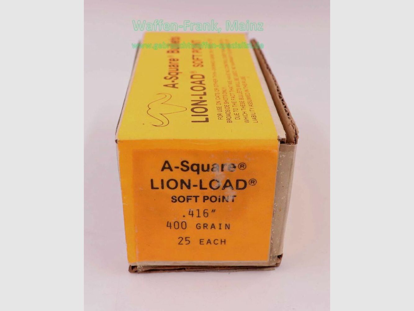 A-Square Alphin Press. Balles de fusil .416 (.416)
