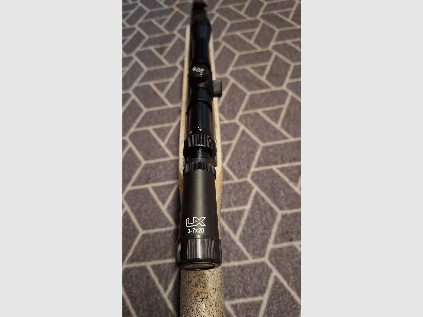 Haenel III-60 "Q1" carabina de aire DDR con scope. ¡pieza única para coleccionistas!