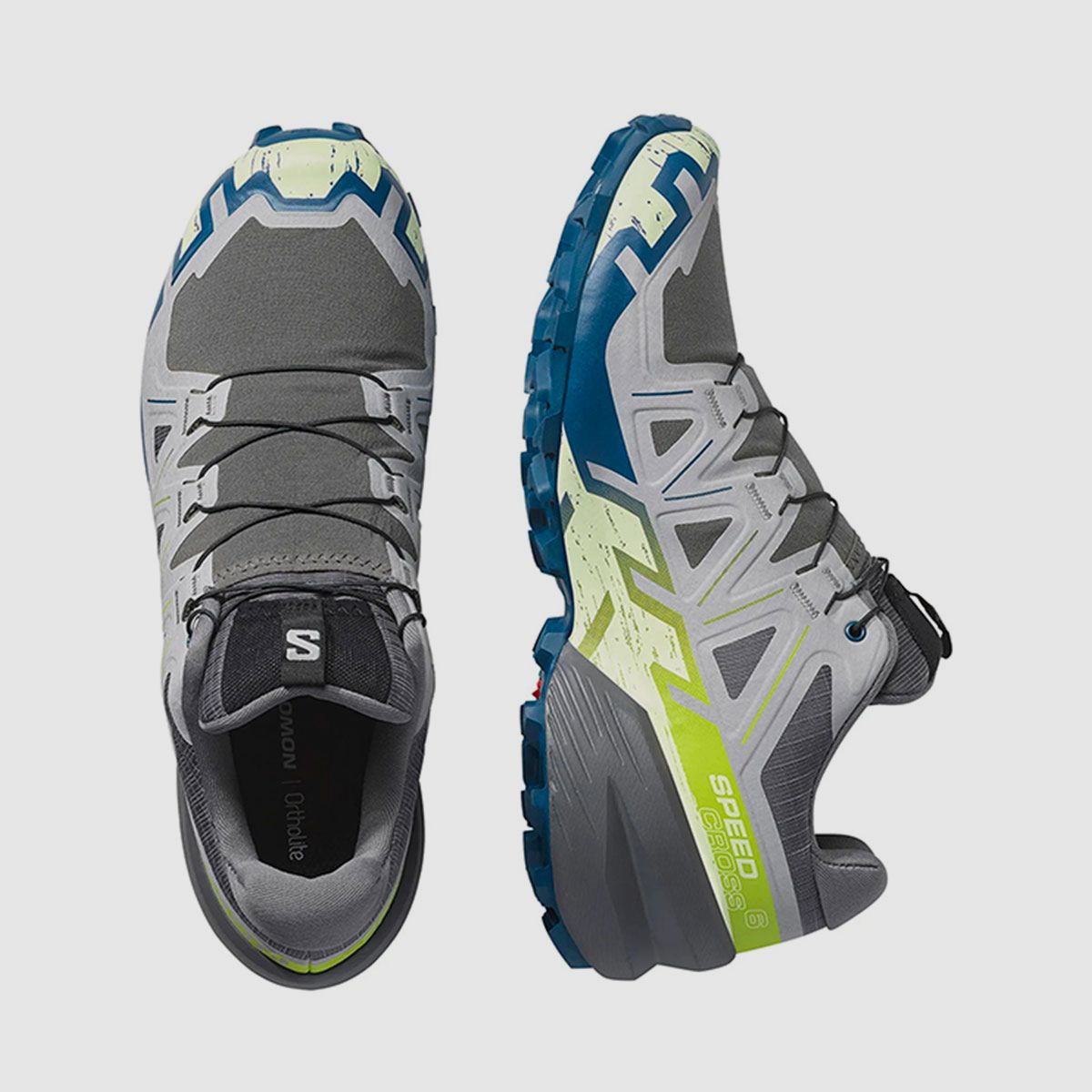 SALOMON – HEREN – SPEEDCROSS 6 Castle Rock/ Lime Cream / Poseidon, afbeelding 4 van 6