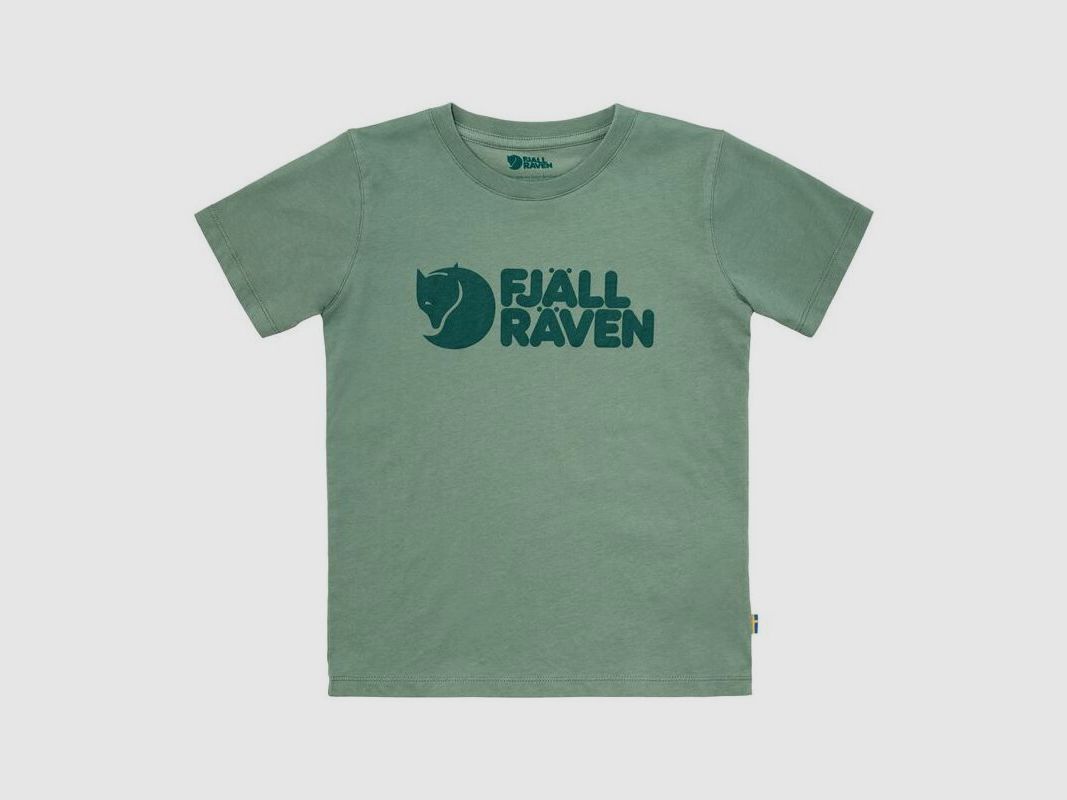 Fjällräven Kinder Logo T-Shirt Grün