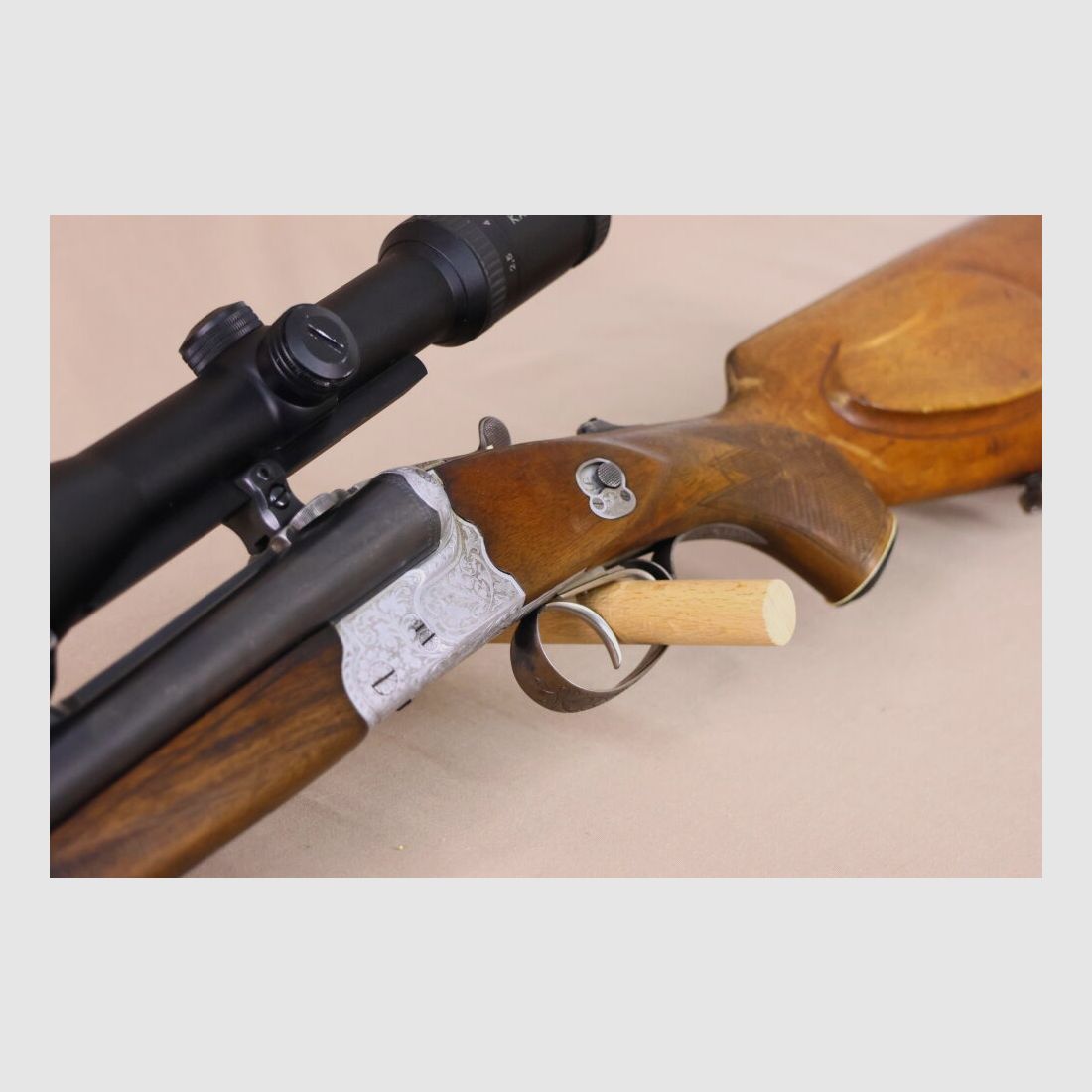 Krieghoff Trumpf Drilling // zmienne Kahles z LP // ręczne napięcie // przygotowanie kolby!