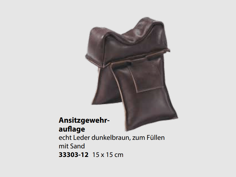Schießauflage Leder