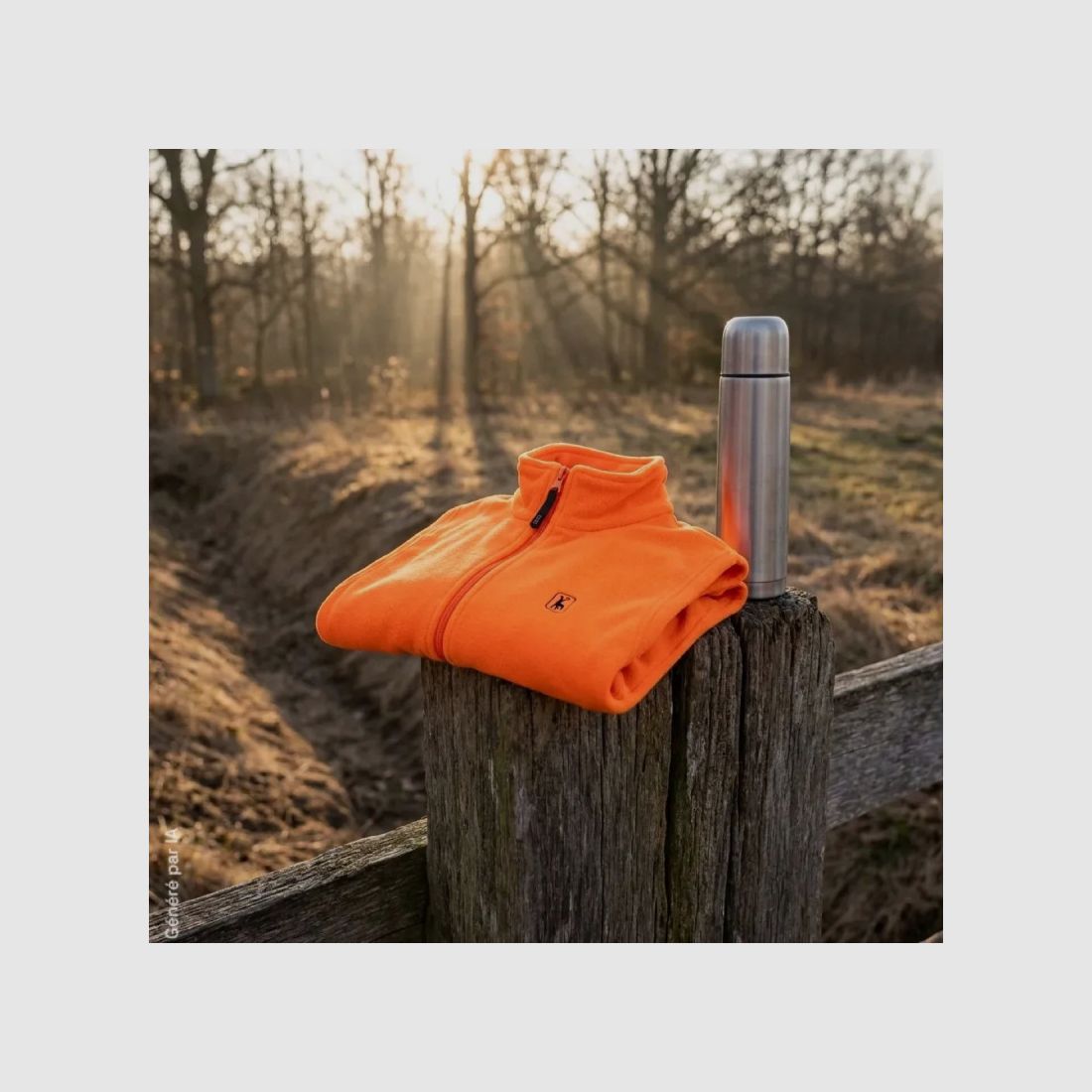 Fleeceweste Deerhunter Atlas Light orange ohne Ärmel, Bild 6 von 7