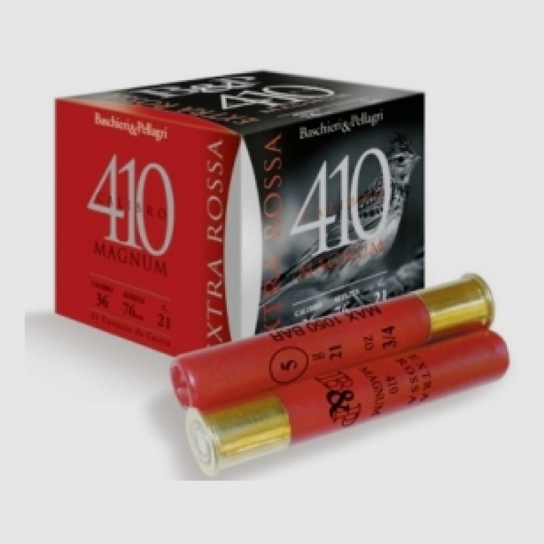 BASCHIERI & P. Patronen Extra Rossa Kal.410 Magnum gr.21 pb.11