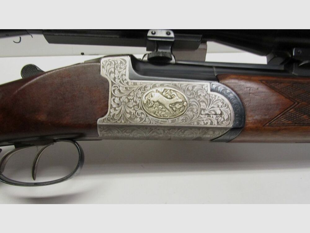 Double rifle shotgun Zoli .308Win, 12/70, ZFR Schmidt & Bender 6x42, with exchange 12/70;.308Win