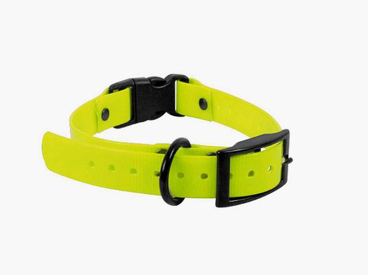 COLLIER CLIP RAPIDE BIOTHANE JAUNE