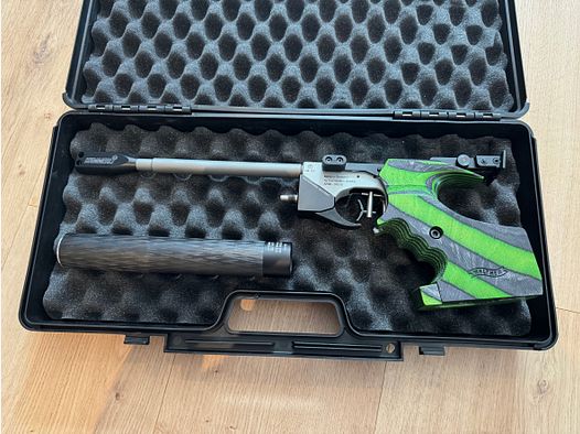 Hämmerli/Walther AP20 Pro „Green Pepper“ Match pistola de aire – como nueva