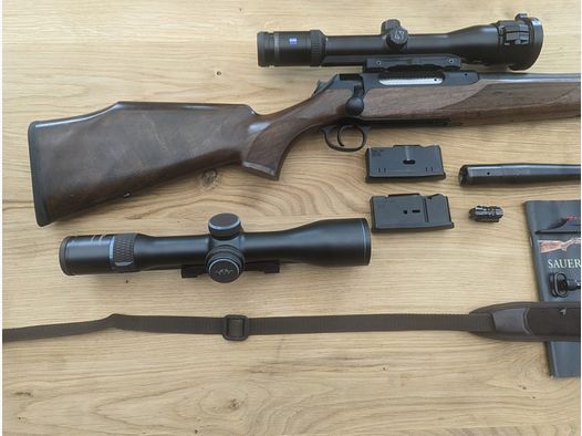 Sauer 404 Elegance .308 Match + Wechsellauf .223 Match + Blaser B1 + Zeiss HT