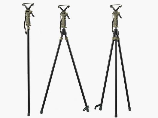 Bastones de caza telescópicos – Monopie / Bipode / Trípode 80-160 cm