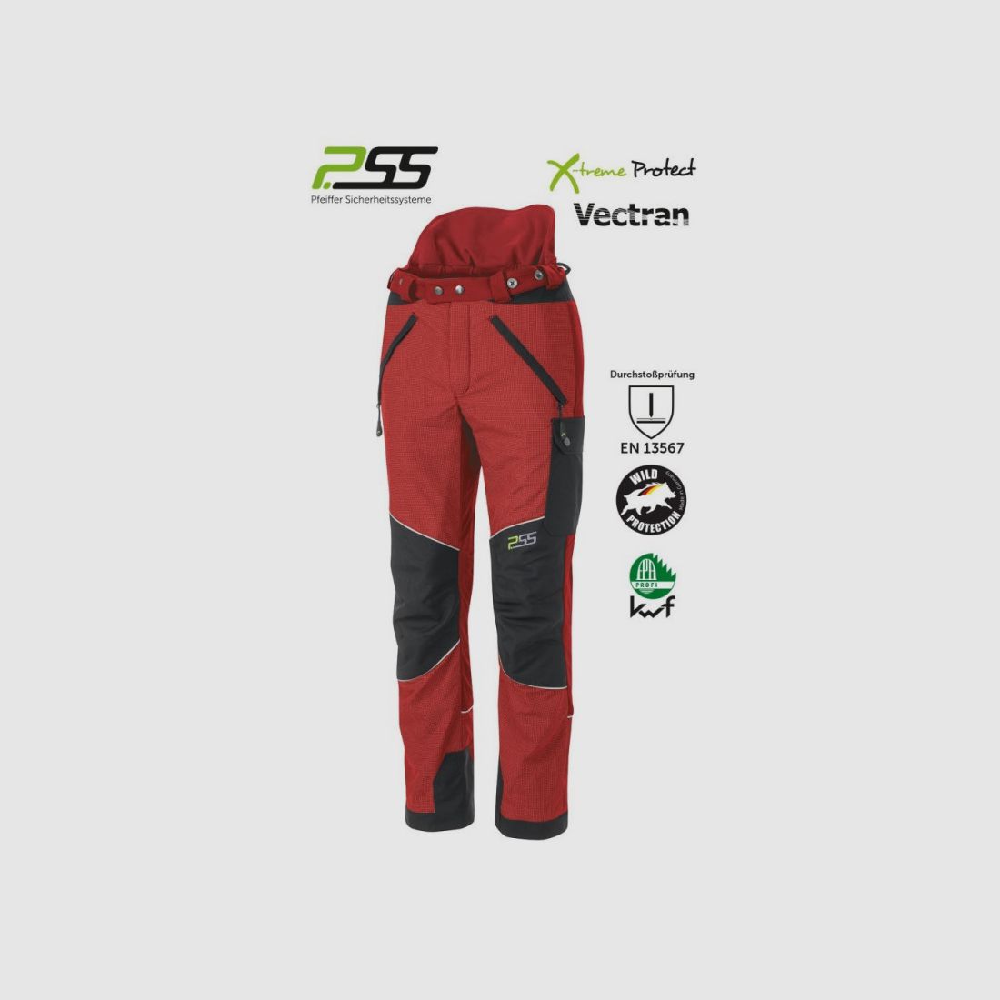 PSS X-treme Protect Sauenschutzhose rot, Bild 36 von 100