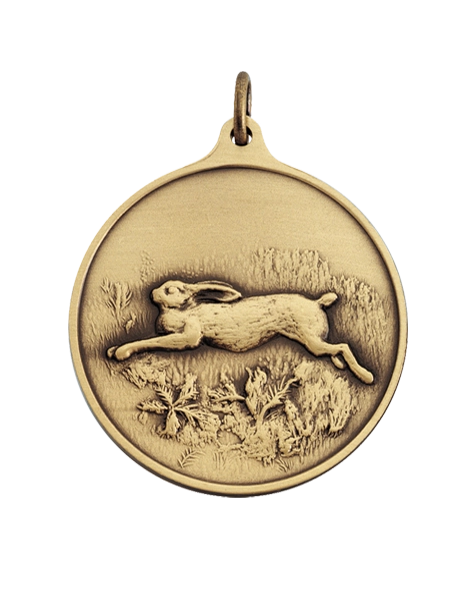 Médaille de chasse Steinhauer&Lück Lièvre 40mm Bronze