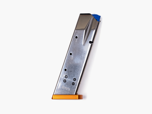 Magazin CZ Shadow 2 Orange 19-Schuss, 9mm Para Boden orange