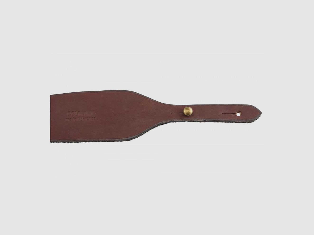 Geweerband van volnerf leer, knoppen - Country Sellerie, afbeelding 2 van 2