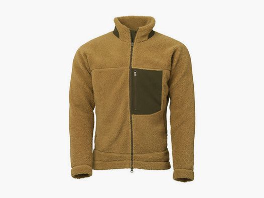 Laksen Teddy fleecejakke Camel