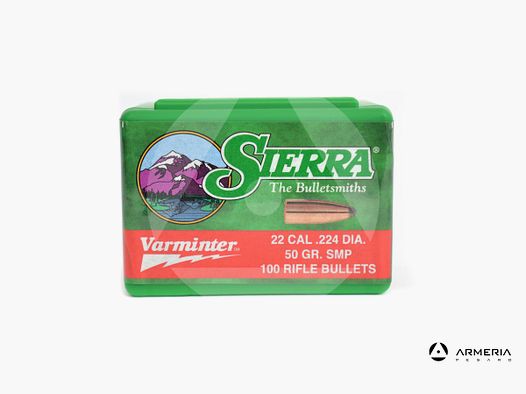 Sierra Varminter Geschosse Kaliber 22 – 50 Grain SMP – 100 Stück #1320