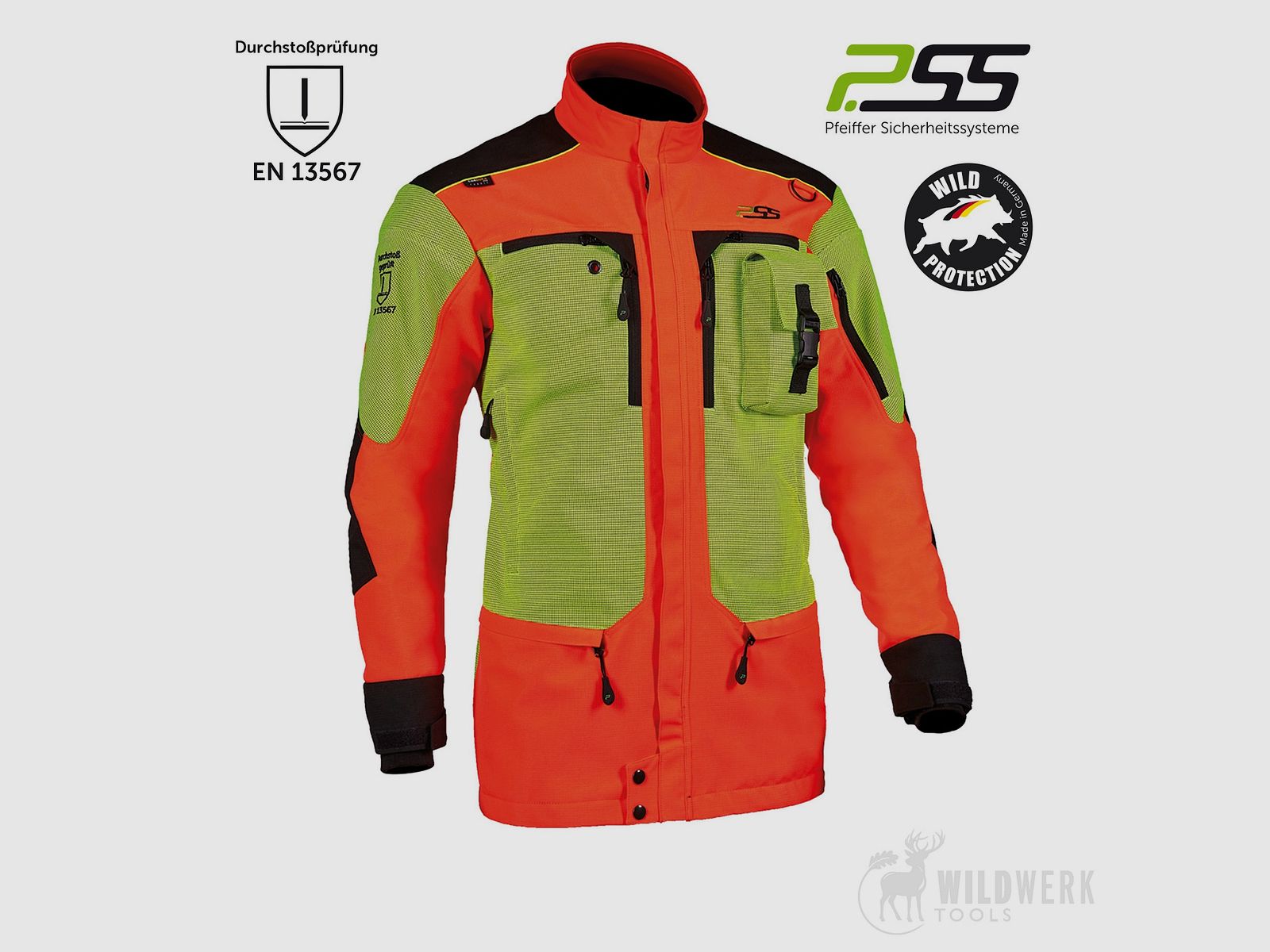 PSS X-treme Protect Sauenschutzjacke orange