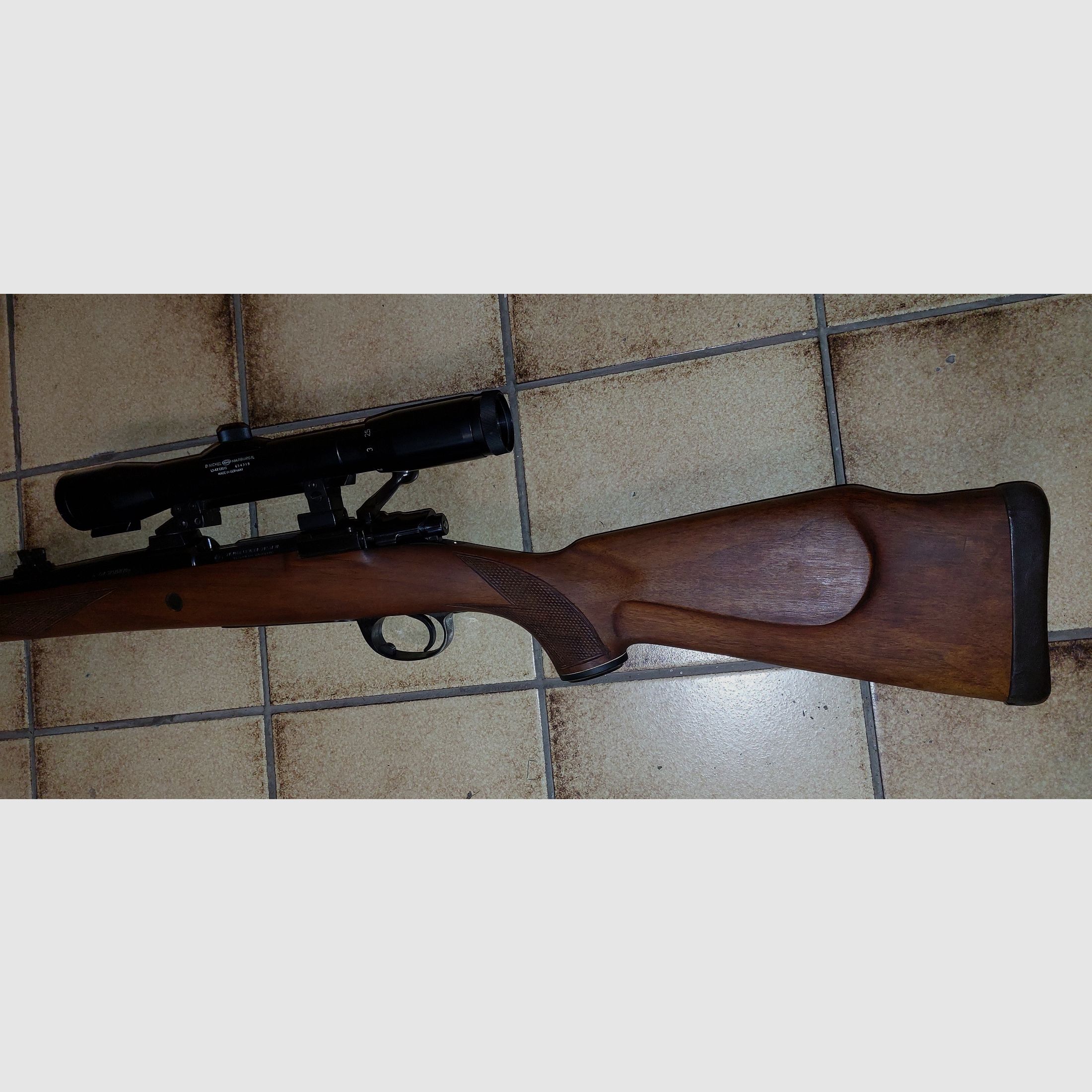 Repetierbüchse 98er im Kaliber 375 H&H Mag. inkl. ZF 1,5 - 6 x 40