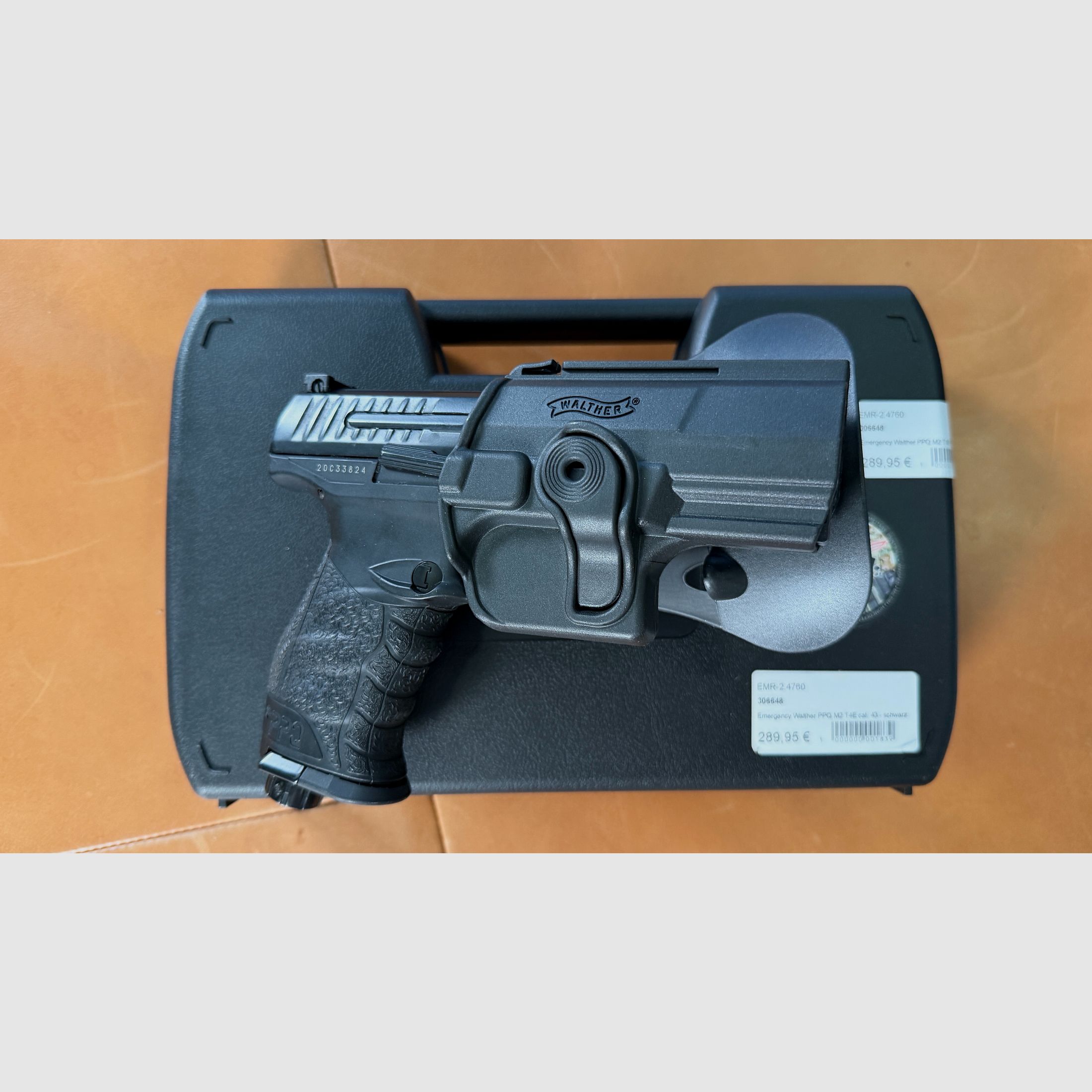 Walther PPQ M2 T4E RAM cal. .43 + Holster + PepperShots – ottime condizioni