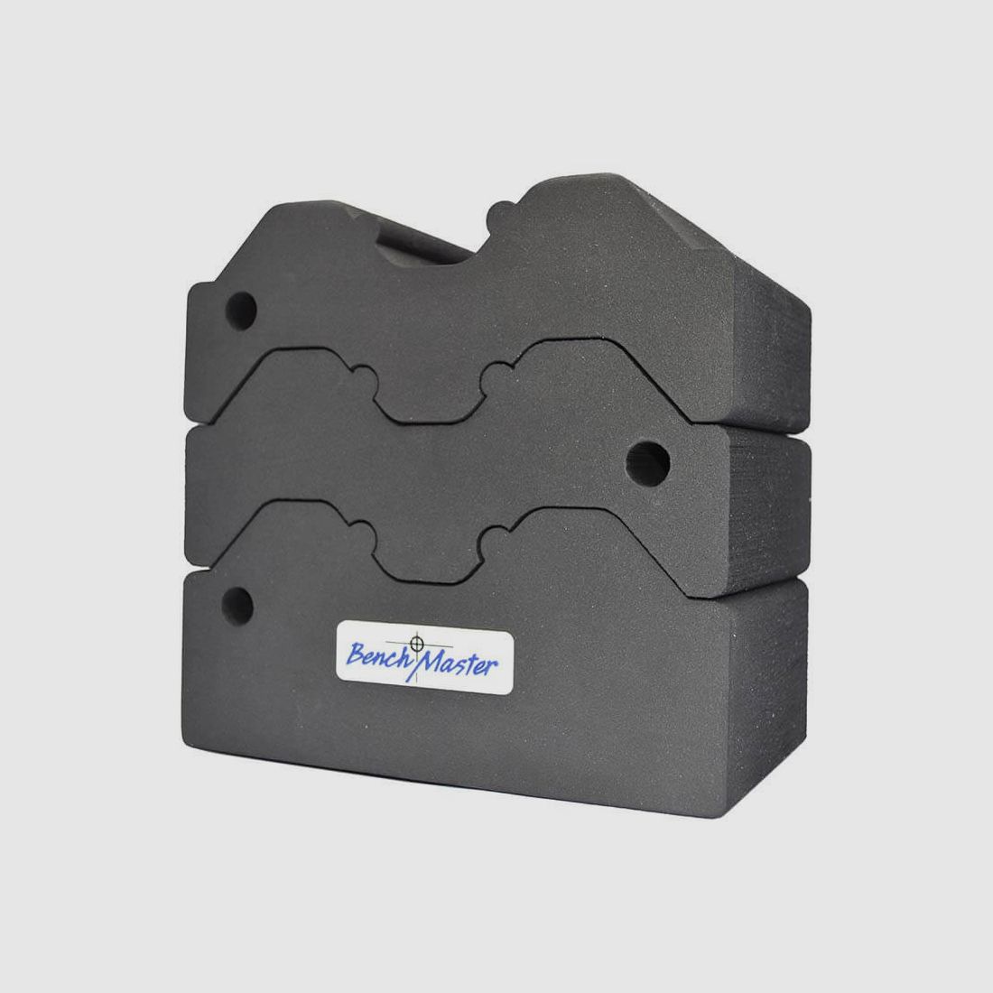 Benchmaster Rifle Rest Adjustable 3 Piece Bench Block