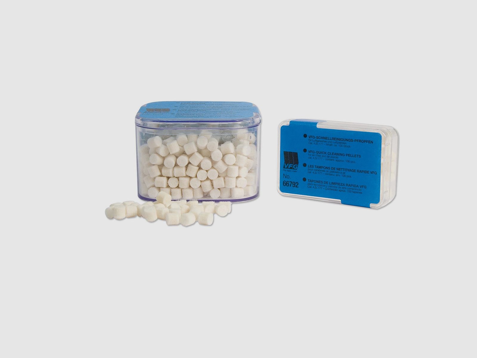 Boite de tampons de nettoyage cal. 4,5 mm x100