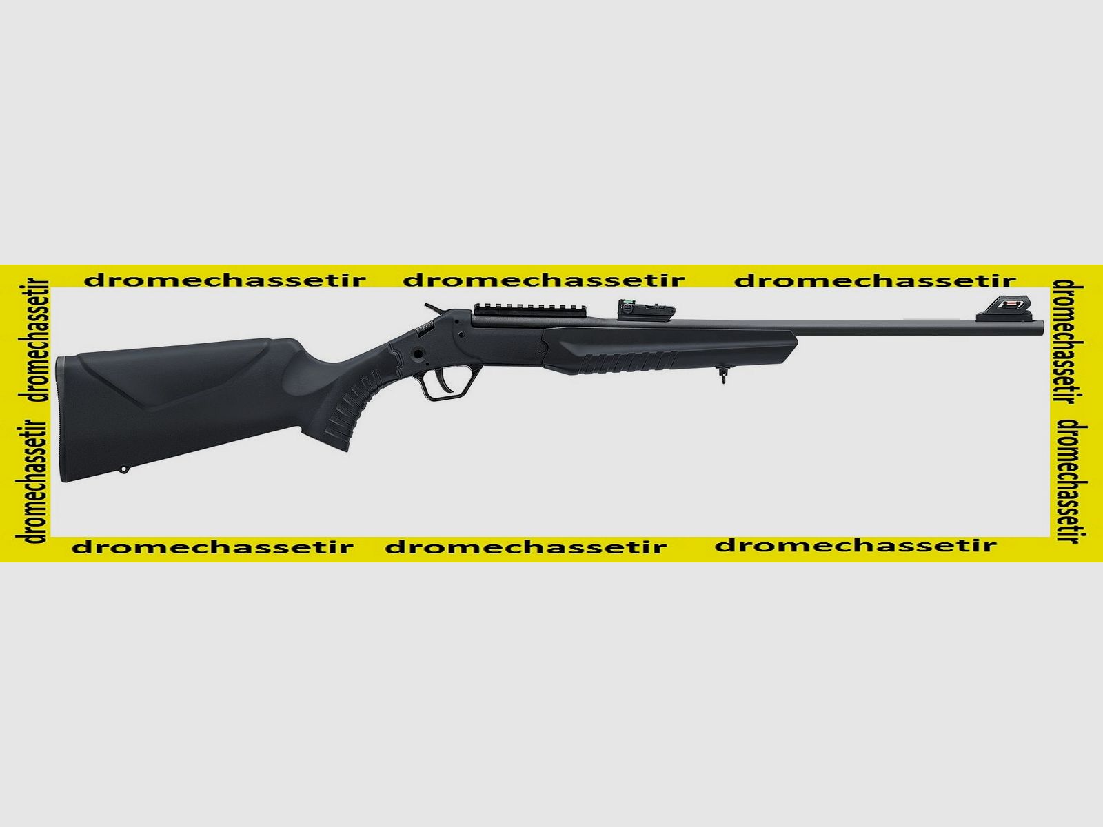 carabine monocoup composite rossi Montenegro cal 22LR filetée, image 1 sur 2